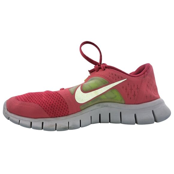 Nike Free Run 3 GS Spark Pink Volt Youth Running Shoes 512098-600 Size 6Y - Picture 4 of 10